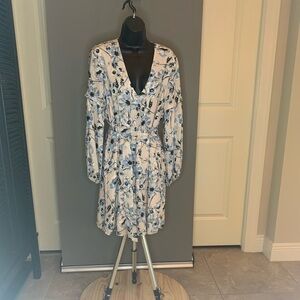 Pink and Blue Poppy Dress